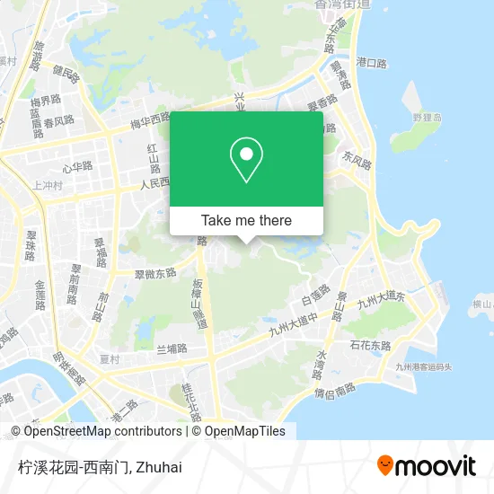 柠溪花园-西南门 map