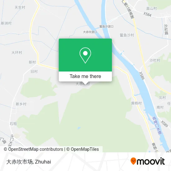 大赤坎市场 map