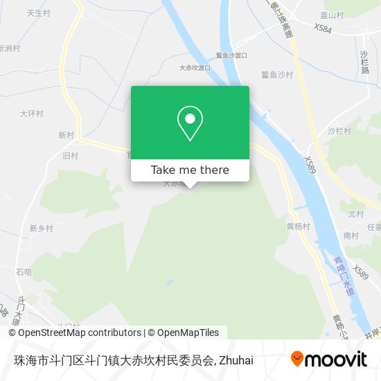 珠海市斗门区斗门镇大赤坎村民委员会 map