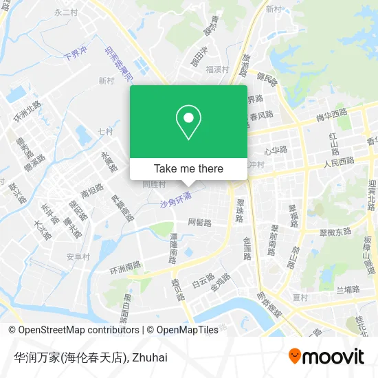 华润万家(海伦春天店) map