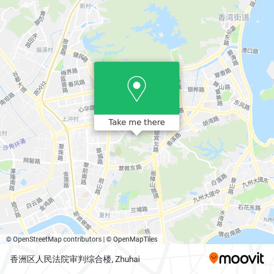 香洲区人民法院审判综合楼 map