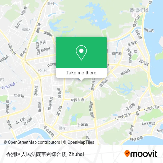 香洲区人民法院审判综合楼 map