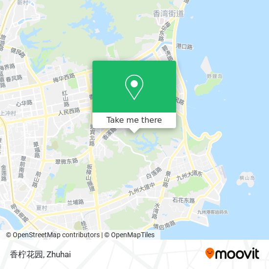 香柠花园 map