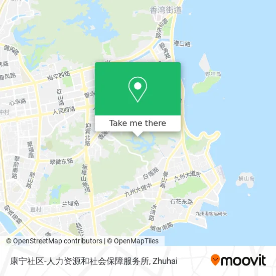 康宁社区-人力资源和社会保障服务所 map