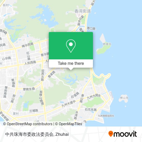 中共珠海市委政法委员会 map