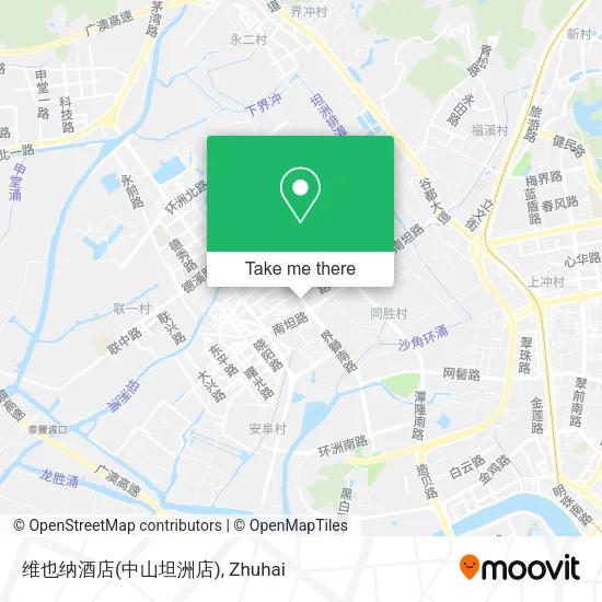 维也纳酒店(中山坦洲店) map