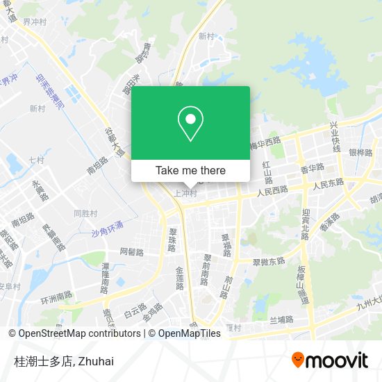 桂潮士多店 map