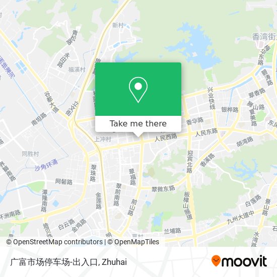 广富市场停车场-出入口 map
