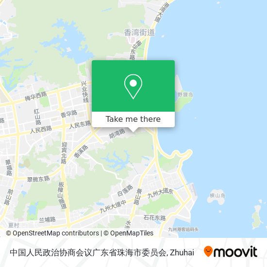 中国人民政治协商会议广东省珠海市委员会 map