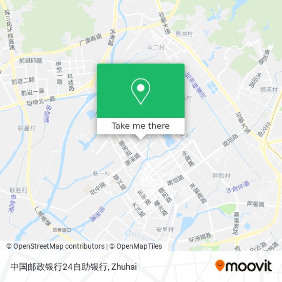 中国邮政银行24自助银行 map