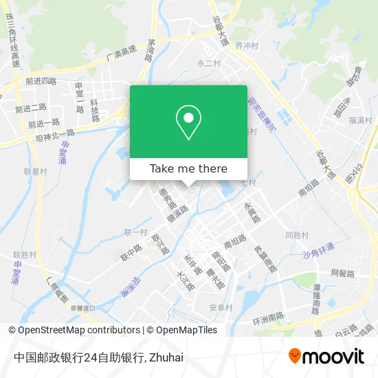 中国邮政银行24自助银行 map