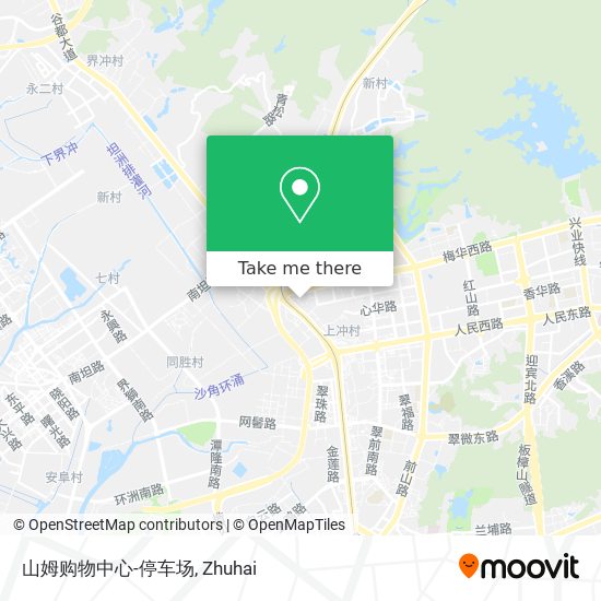 山姆购物中心-停车场 map