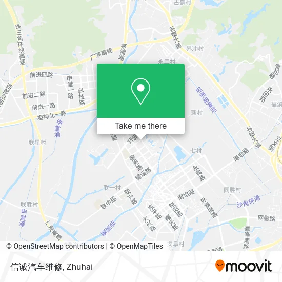 信诚汽车维修 map