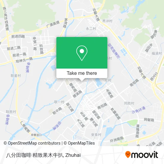 八分田咖啡·精致果木牛扒 map
