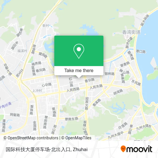 国际科技大厦停车场-北出入口 map
