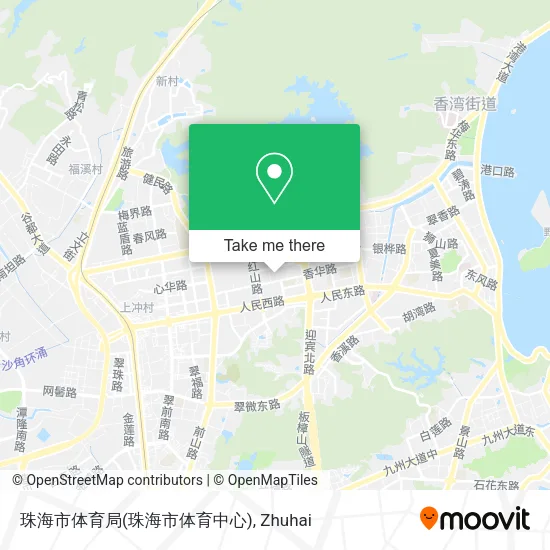 珠海市体育局(珠海市体育中心) map