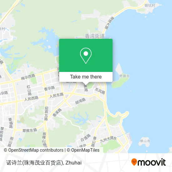 诺诗兰(珠海茂业百货店) map