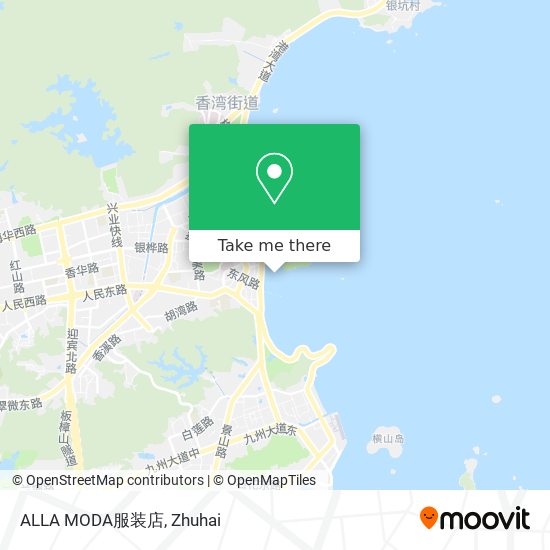 ALLA MODA服装店 map
