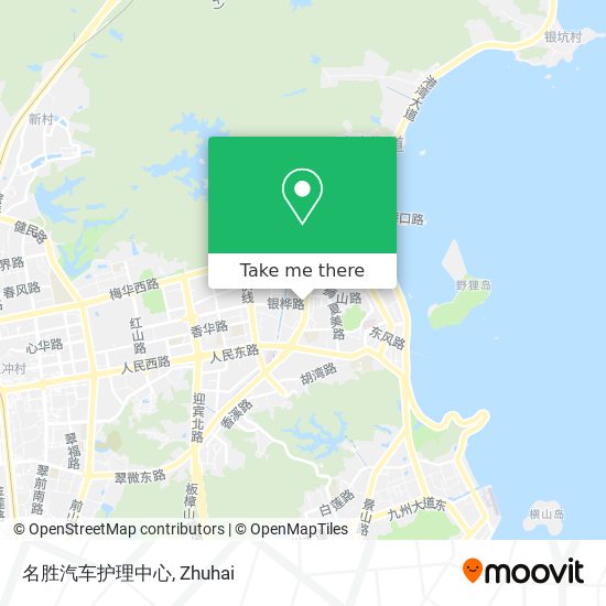 名胜汽车护理中心 map