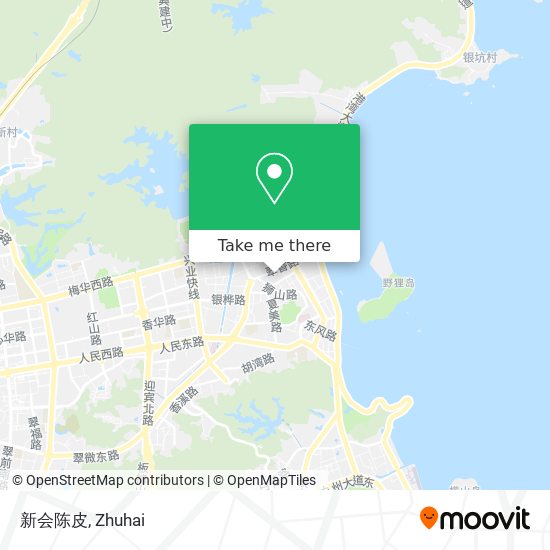 新会陈皮 map