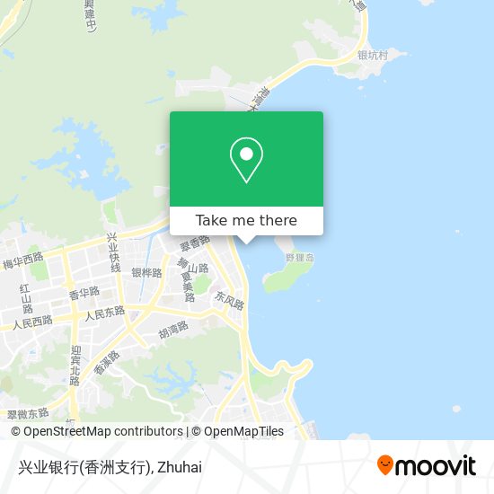兴业银行(香洲支行) map