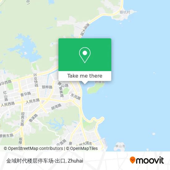 金域时代楼层停车场-出口 map