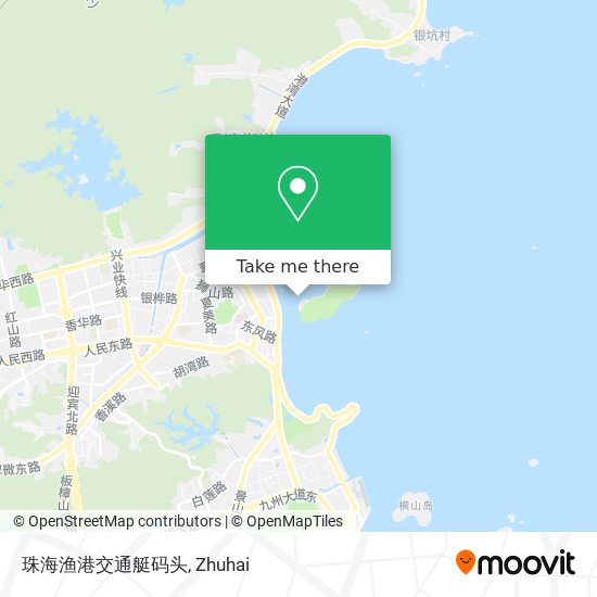 珠海渔港交通艇码头 map