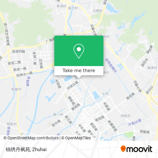 锦绣丹枫苑 map