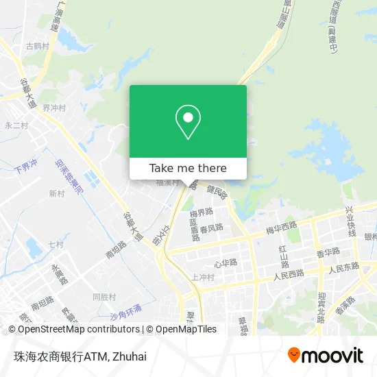 珠海农商银行ATM map