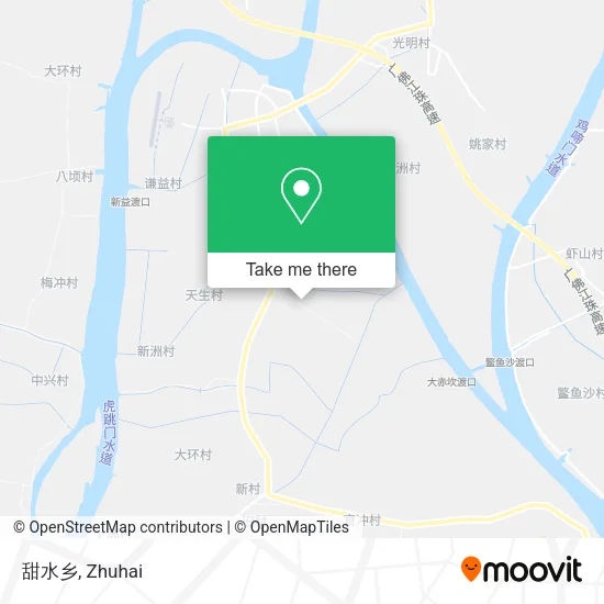 甜水乡 map