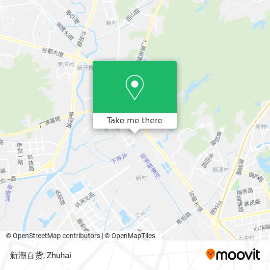 新潮百货 map