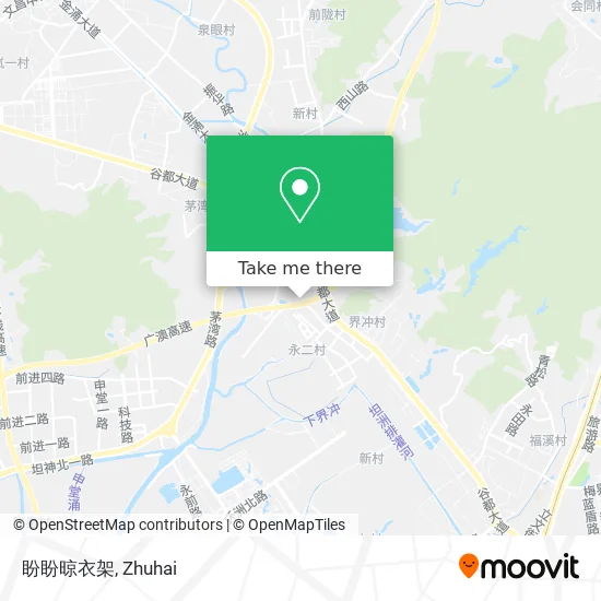 盼盼晾衣架 map