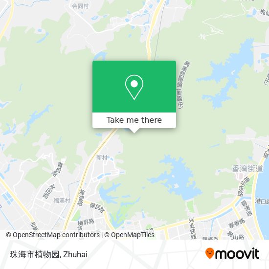 珠海市植物园 map