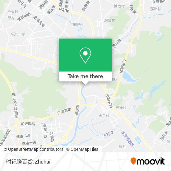 时记隆百货 map