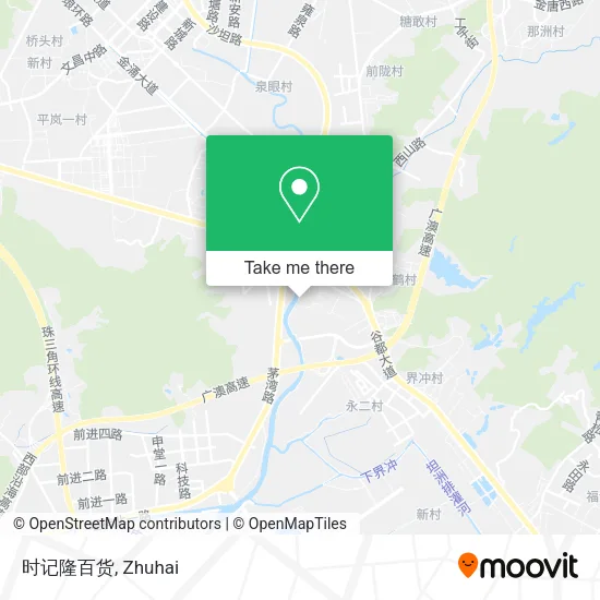 时记隆百货 map