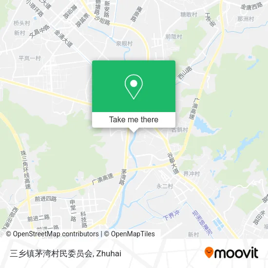 三乡镇茅湾村民委员会 map