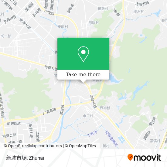 新墟市场 map