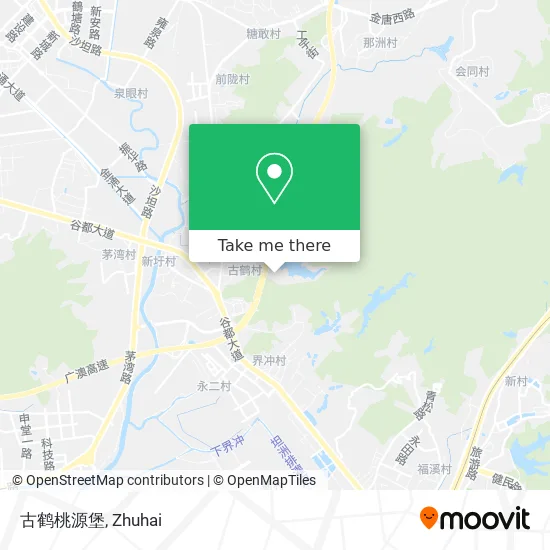 古鹤桃源堡 map