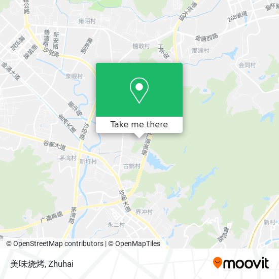 美味烧烤 map