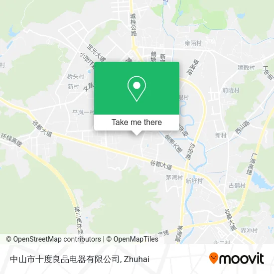 中山市十度良品电器有限公司 map