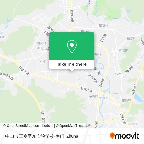 中山市三乡平东实验学校-南门 map