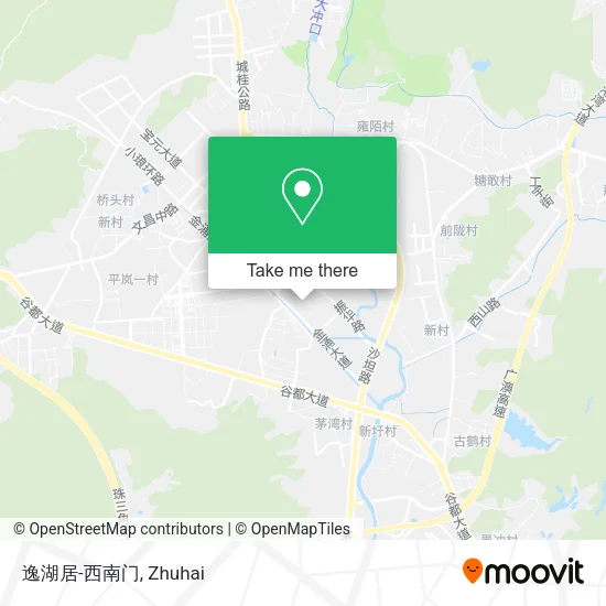 逸湖居-西南门 map