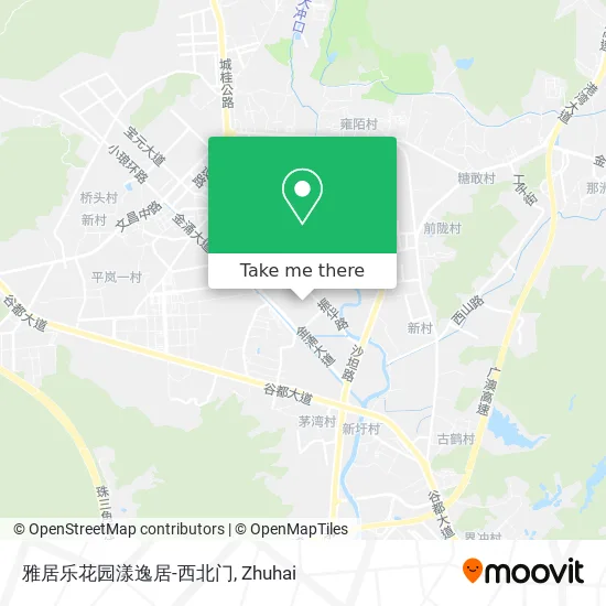 雅居乐花园漾逸居-西北门 map