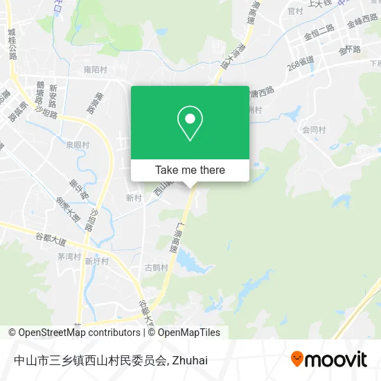 中山市三乡镇西山村民委员会 map