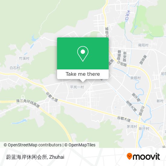 蔚蓝海岸休闲会所 map