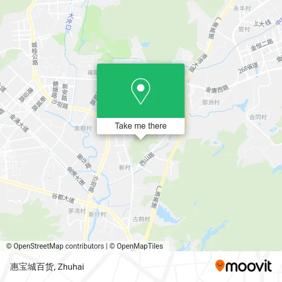 惠宝城百货 map