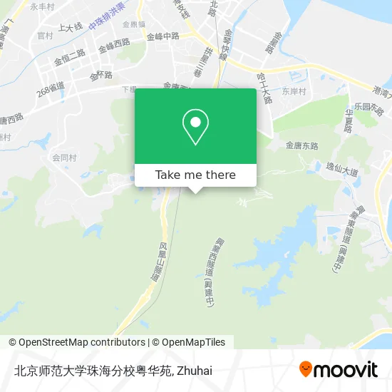 北京师范大学珠海分校粤华苑 map