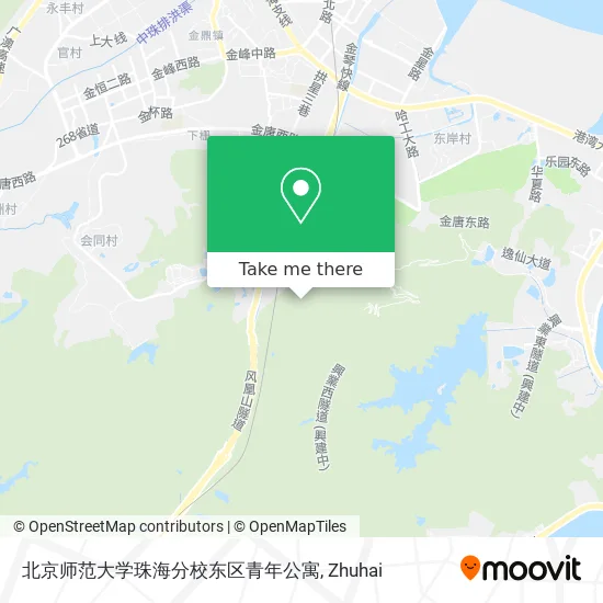 北京师范大学珠海分校东区青年公寓 map