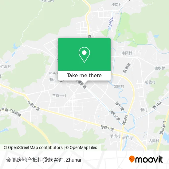 金鹏房地产抵押贷款咨询 map