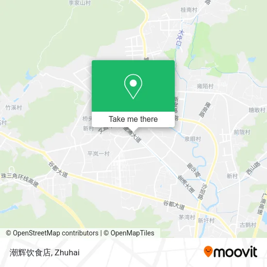 潮辉饮食店 map